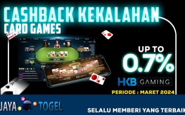 BONUS CASHBACK KEKALAHAN CARD GAMES